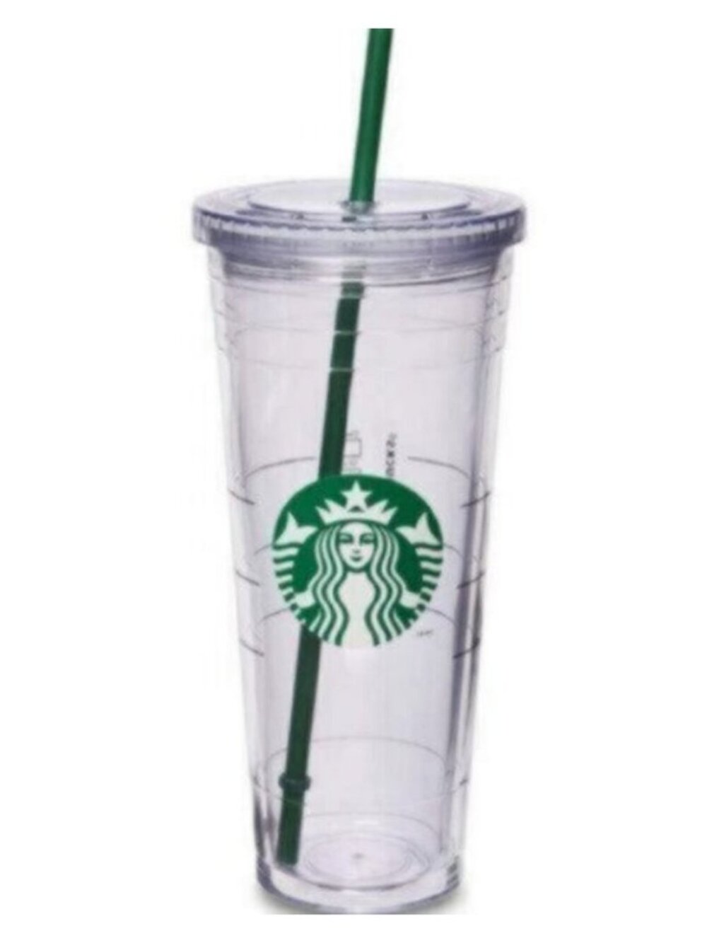 NEW Starbucks Clear Double Wall 24 oz Venti Cold Tumbler